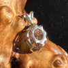Moldavite Raw Pendant Sterling Silver 2380-Moldavite Life