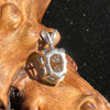 Moldavite Raw Pendant Sterling Silver 2417-Moldavite Life