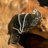 Moldavite Sterling Silver Wire Wrapped Pendant-Moldavite Life