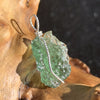 Moldavite Sterling Silver Wire Wrapped Pendant-Moldavite Life