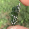 Moldavite Sterling Silver Wire Wrapped Pendant-Moldavite Life