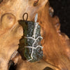 Moldavite Sterling Silver Wire Wrapped Pendant-Moldavite Life