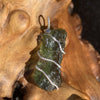 Moldavite Sterling Silver Wire Wrapped Pendant-Moldavite Life