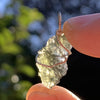 Moldavite Sterling Silver Wire Wrapped Pendant-Moldavite Life