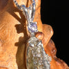 Moldavite & Tanzanite Necklace Sterling Silver #5011-Moldavite Life