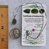 Moldavite & Tanzanite Necklace Sterling Silver #5018-Moldavite Life