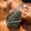 Moldavite Wire Wrapped Pendant Sterling Silver #2588-Moldavite Life