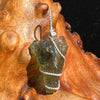 Moldavite Wire Wrapped Pendant Sterling Silver #2592-Moldavite Life