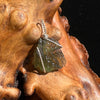 Moldavite Wire Wrapped Pendant Sterling Silver #2701-Moldavite Life