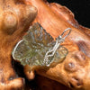 Moldavite Wire Wrapped Pendant Sterling Silver #2709-Moldavite Life