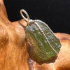 Moldavite Wire Wrapped Pendant Sterling Silver #2730-Moldavite Life