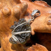 Moldavite Wire Wrapped Pendant Sterling Silver #2741-Moldavite Life