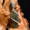 Moldavite Wire Wrapped Pendant Sterling Silver #2743-Moldavite Life