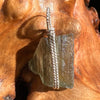 Moldavite Wire Wrapped Pendant Sterling Silver #3031-Moldavite Life