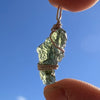 Moldavite Wire Wrapped Pendant Sterling Silver #3045-Moldavite Life
