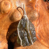 Moldavite Wire Wrapped Pendant Sterling Silver #3050-Moldavite Life