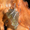 Moldavite Wire Wrapped Pendant Sterling Silver #3053-Moldavite Life
