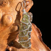 Moldavite Wire Wrapped Pendant Sterling Silver #3061-Moldavite Life