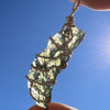 Moldavite Wire Wrapped Pendant Sterling Silver #3061-Moldavite Life