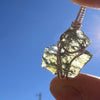 Moldavite Wire Wrapped Pendant Sterling Silver #3066-Moldavite Life