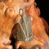 Moldavite Wire Wrapped Pendant Sterling Silver #3074-Moldavite Life