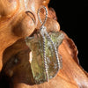 Moldavite Wire Wrapped Pendant Sterling Silver #3086-Moldavite Life
