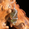 Moldavite Wire Wrapped Pendant Sterling Silver #3095-Moldavite Life