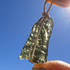 Moldavite Wire Wrapped Pendant Sterling Silver #3714-Moldavite Life