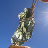 Moldavite Wire Wrapped Pendant Sterling Silver #3716-Moldavite Life