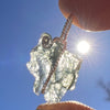 Moldavite Wire Wrapped Pendant Sterling Silver #3764-Moldavite Life