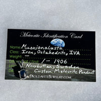 Muonionalusta Meteorite Pendant Sterling Silver #2-Moldavite Life