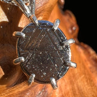 Muonionalusta Meteorite Pendant Sterling Silver #2931-Moldavite Life