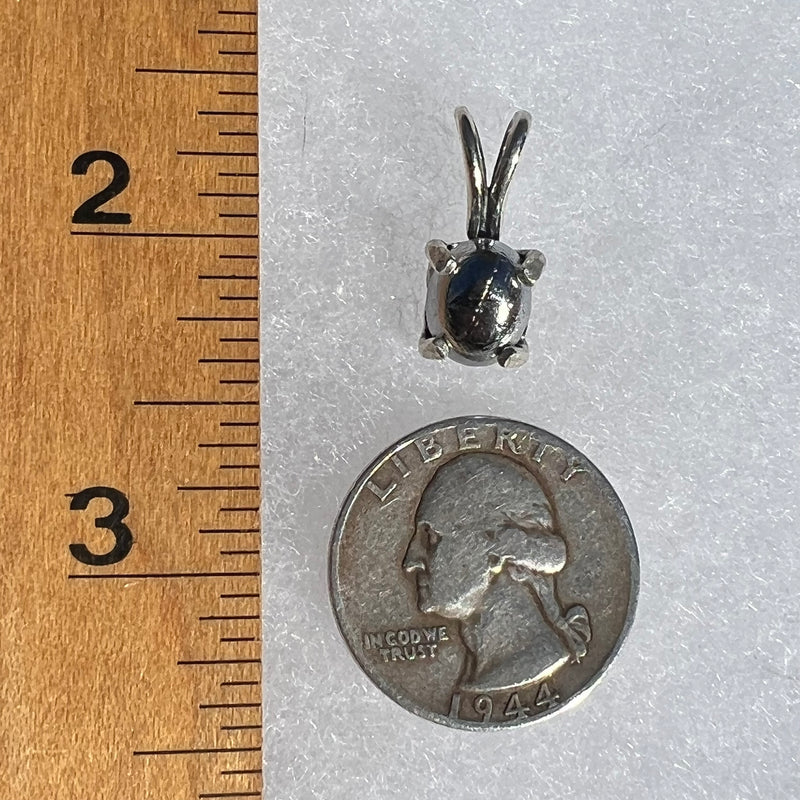 Muonionalusta Meteorite Pendant Sterling Silver #5-Moldavite Life