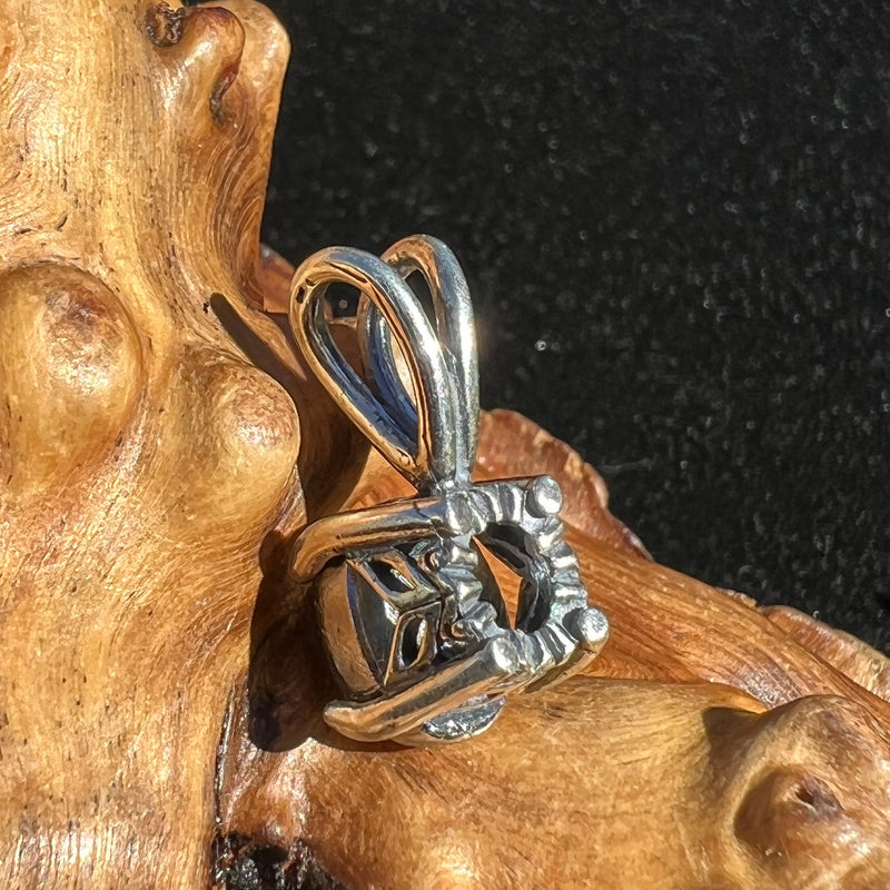 Muonionalusta Meteorite Pendant Sterling Silver #8-Moldavite Life