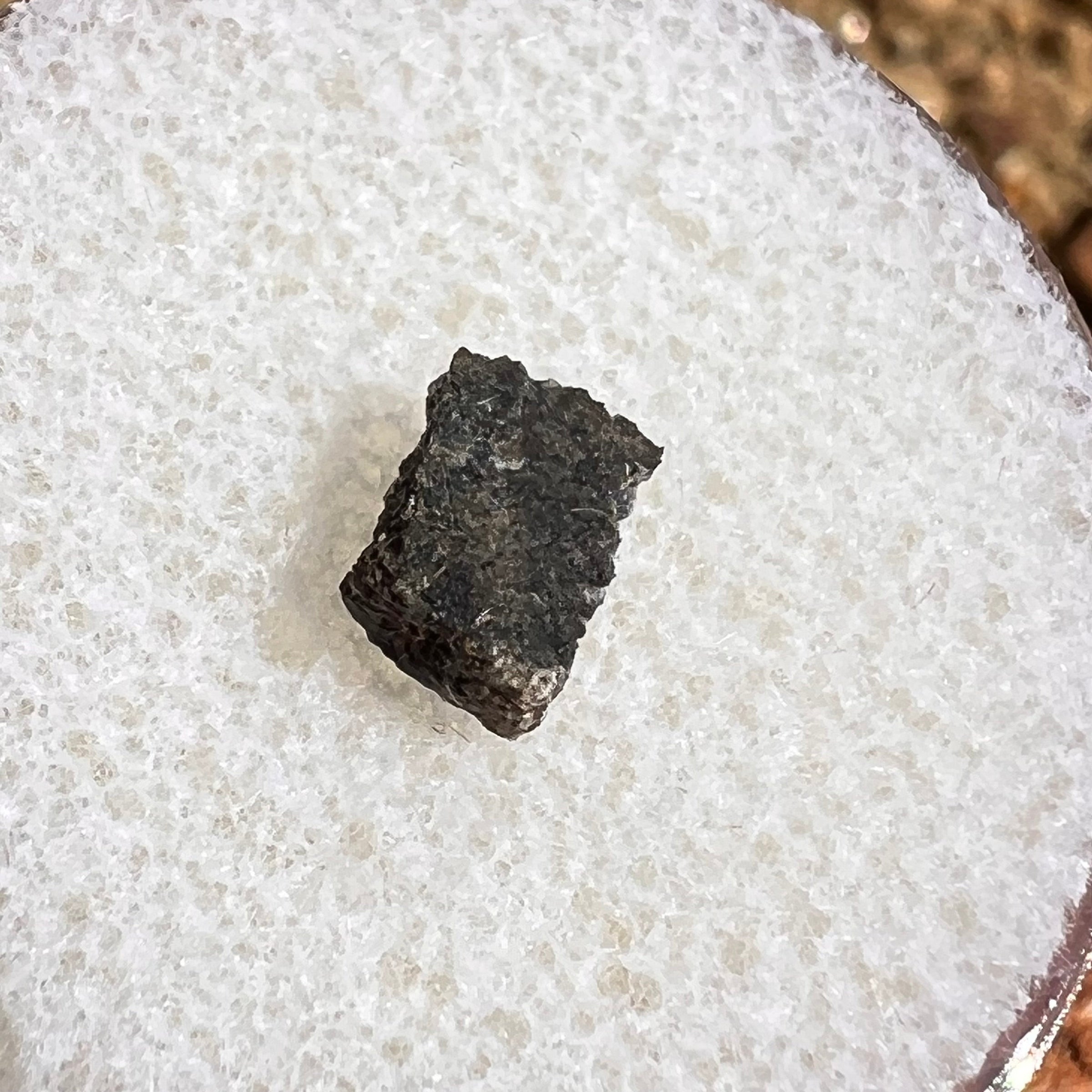 NWA 12269 Mars Meteorite small fragment #41-Moldavite Life