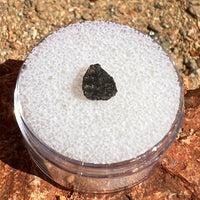 NWA 12269 Mars Meteorite small fragment #58-Moldavite Life