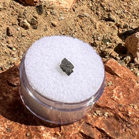 NWA 12269 Mars Meteorite tiny fragment #40-Moldavite Life