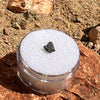 NWA 12269 Mars Meteorite tiny fragment #47-Moldavite Life