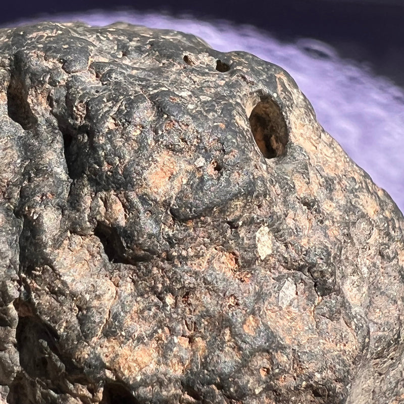 NWA 13974 Lunar Meteorite 84.4 grams #112-Moldavite Life