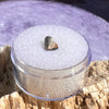 NWA 13974 Lunar Meteorite tiny fragment #119-Moldavite Life