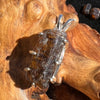 Natural Brown Tourmaline Pendant Sterling Silver #13-Moldavite Life