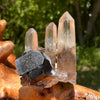 Natural Citrine Smoky Phantom Crystal #2-Moldavite Life