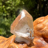 Natural Citrine Smoky Phantom Crystal Point #10-Moldavite Life