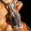 Painite Crystal Pendant Silver Sterling #2960-Moldavite Life