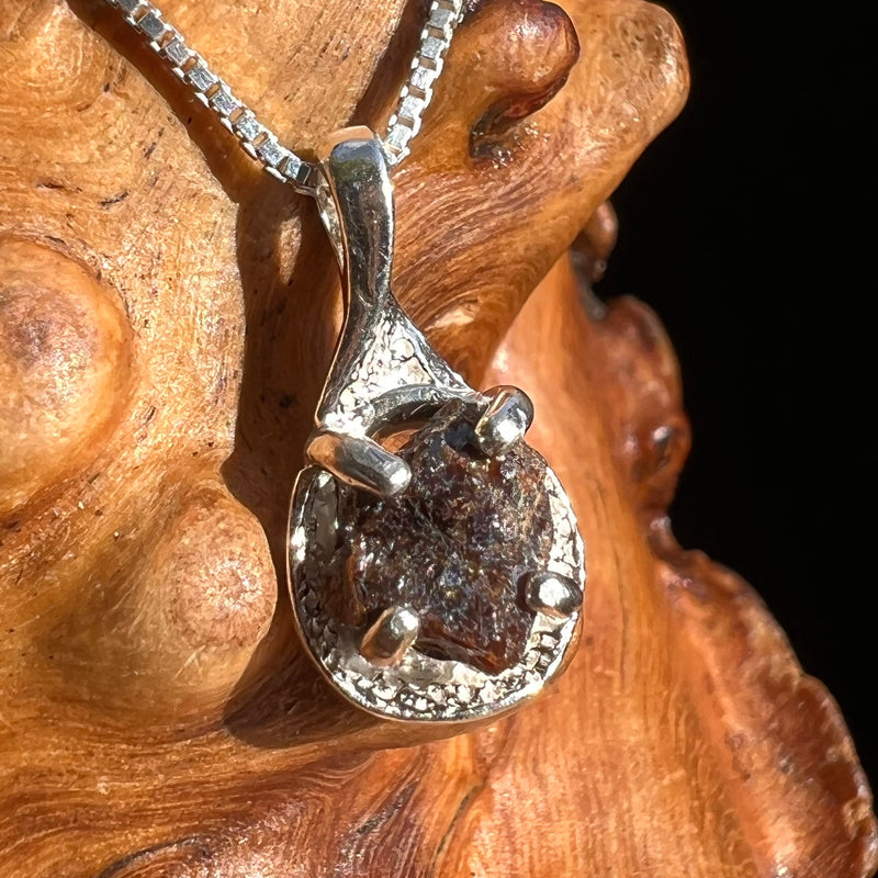 Painite Crystal Pendant Silver Sterling #2963-Moldavite Life