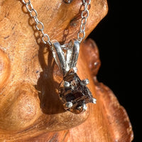 Painite Crystal Pendant Silver Sterling #2966-Moldavite Life