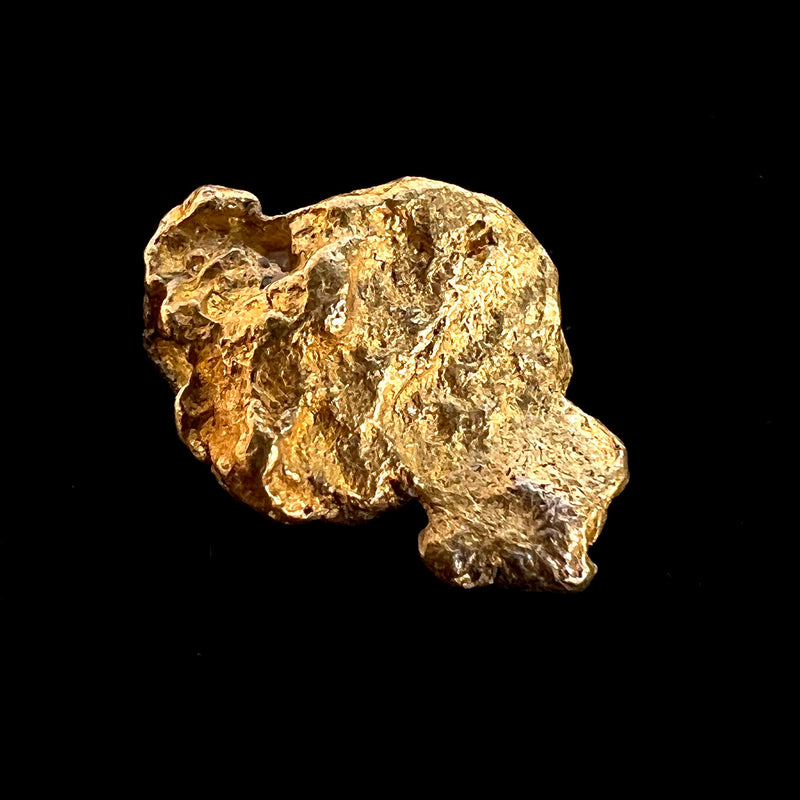 Palladian Gold Porpezite Crystal #1-Moldavite Life