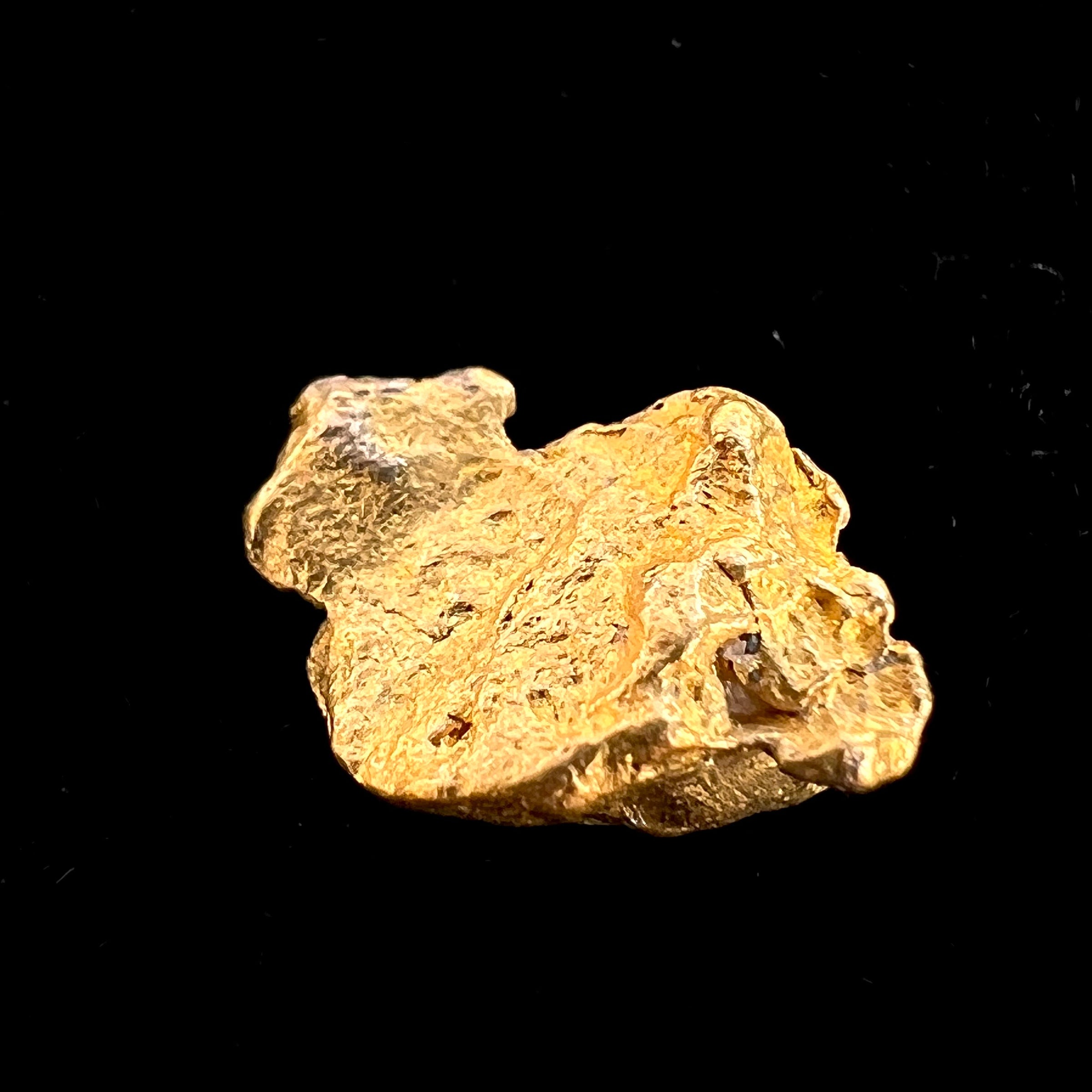 Palladian Gold Porpezite Crystal #1-Moldavite Life