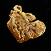Palladian Gold Porpezite Crystal #2-Moldavite Life