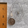 Pendant Necklace Sterling "Stone of the Angels" #3677-Moldavite Life